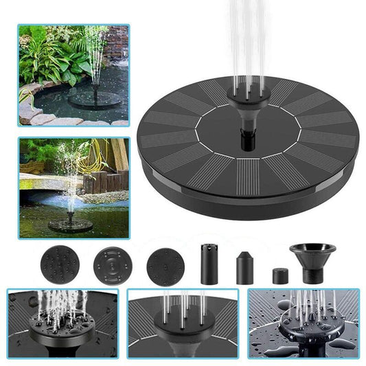 Solar Powered Floating Water Fountain Pump Garden Pond