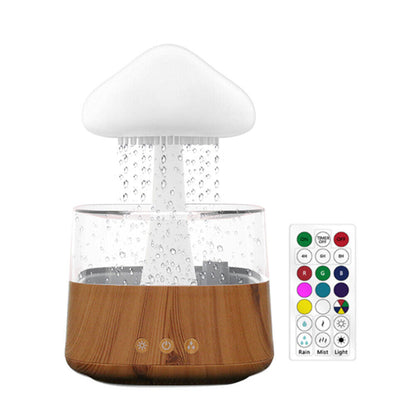 Air Humidifier RainCloud Humidifier Essential Oils Diffuser Water Drops Colorful Night Light For Home Bedroom